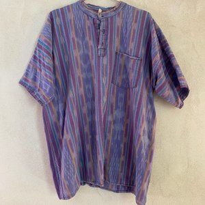 Vintage Ikat Hippy Shirt